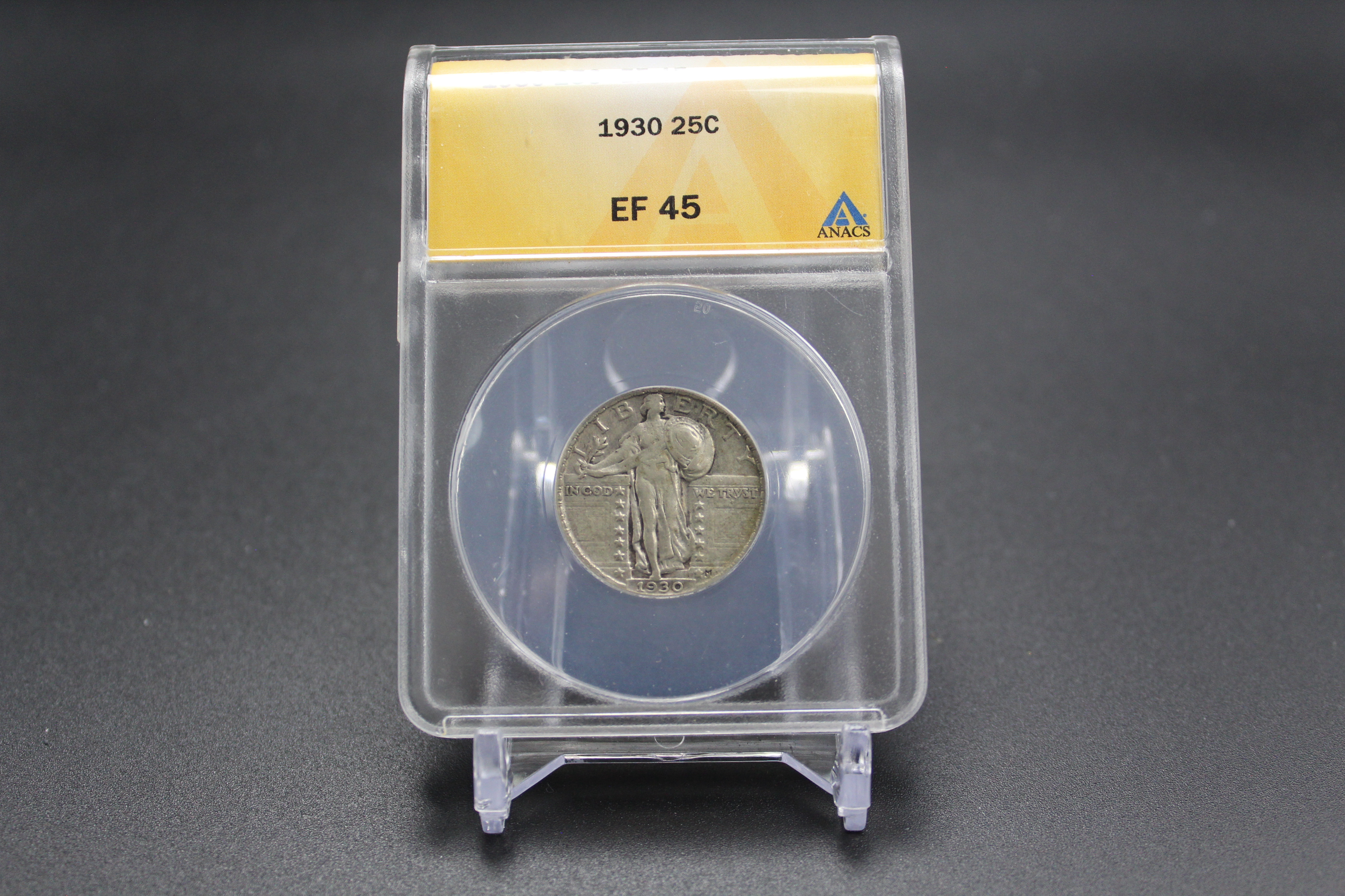 1930 Standing Liberty Quarter ANACS EF-45