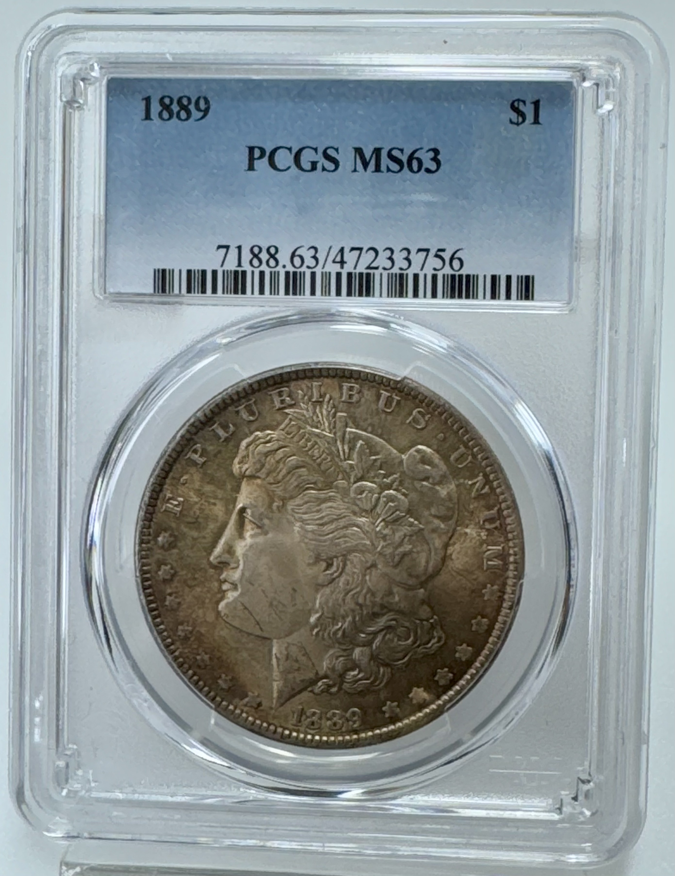 1889 Morgan Silver Dollar NGC MS-63 Toned