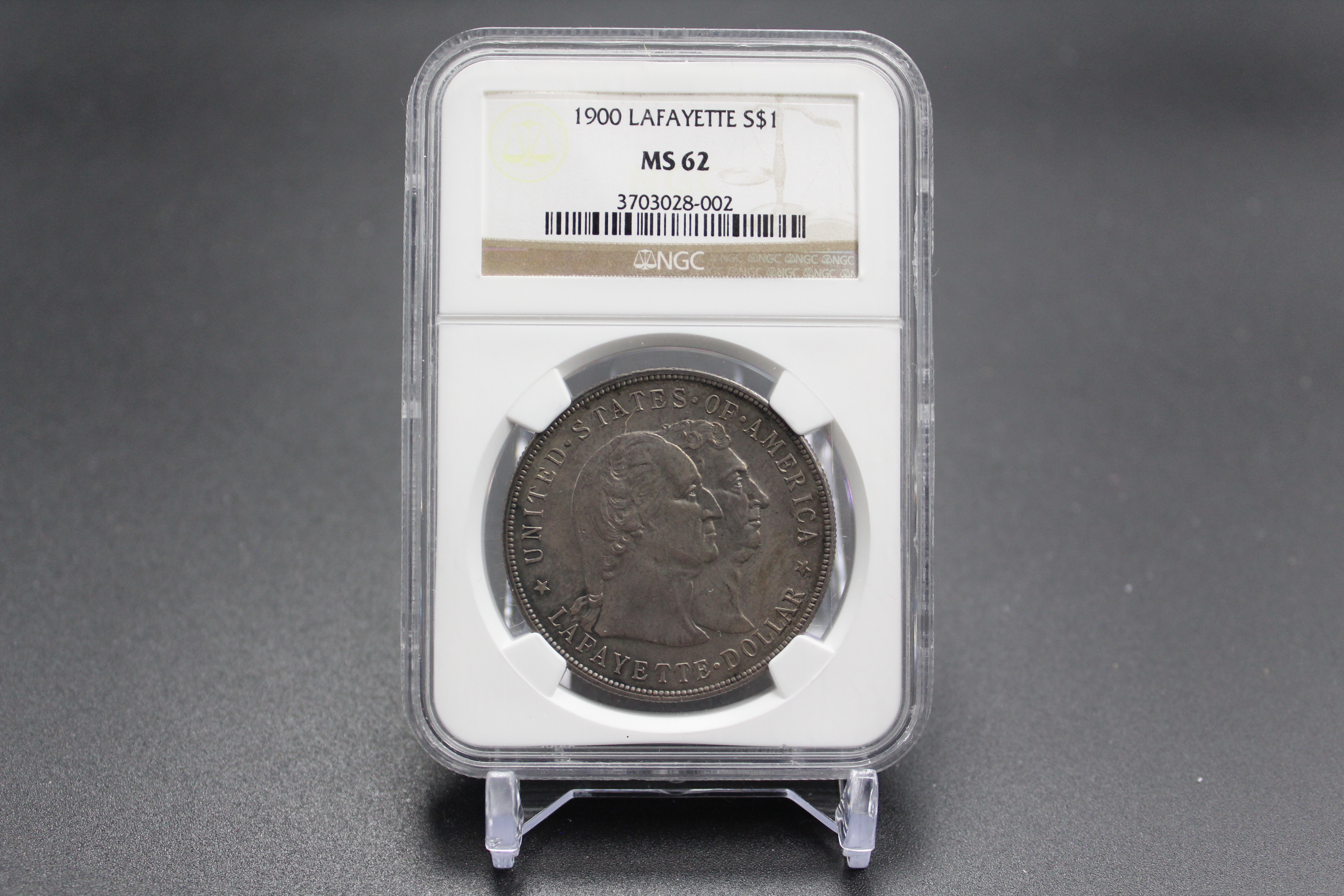 1900 Lafayette Dollar NGC MS-62
